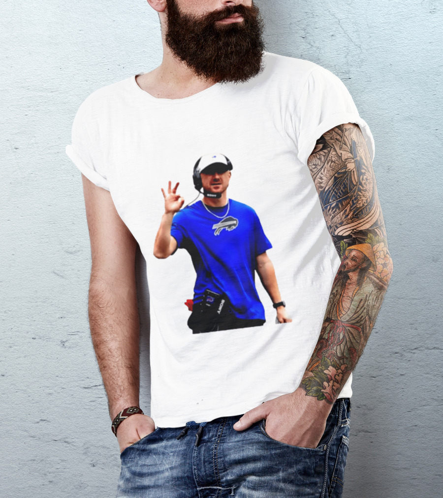 Joe Brady Buffalo Bills Coaching Moments Buffalo T-Shirt