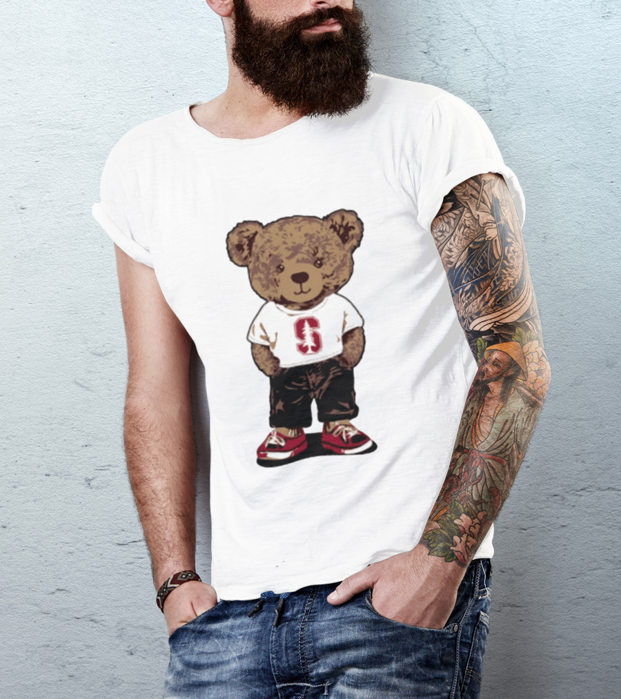 Stanford Cardinal 2026 Teddy Bear NCAA Fan Gear T-Shirt