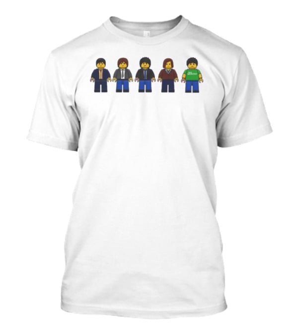 The Strokes World Tour Winter 2002 Band LEGO Minifigure Collection T-Shirt