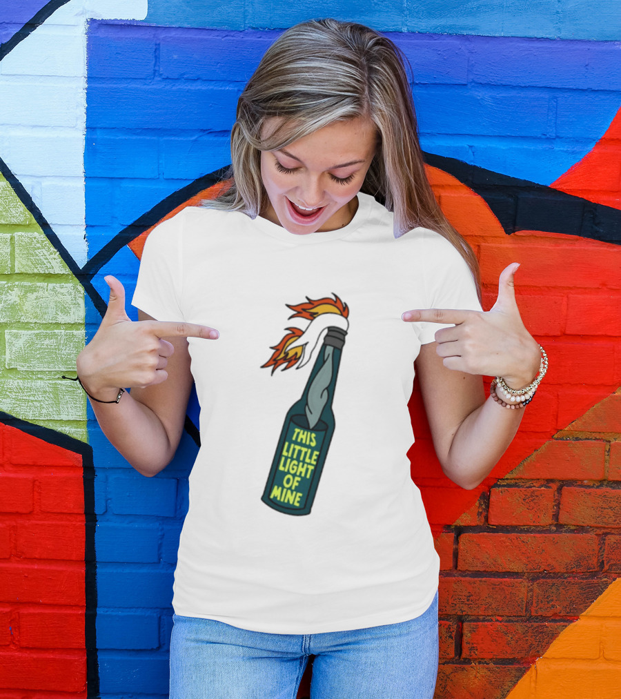 This Little Light Of Mine Molotov Cocktail Flame Bottle T-Shirt