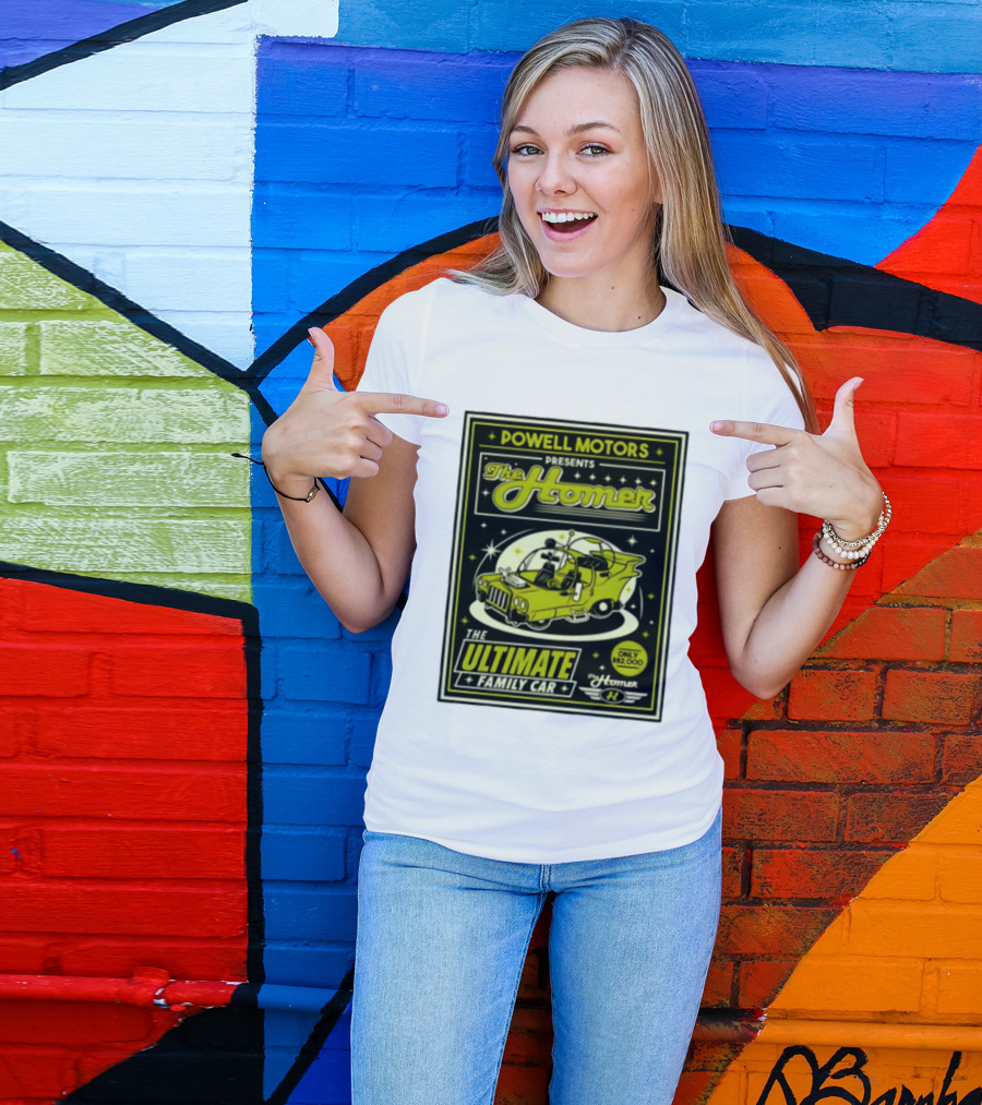 POWELL MOTORS The Homer Ultimate Family Car Only $82,000 T-Shirt