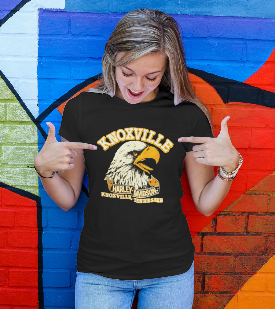 Knoxville Harley Davidson Eagle Knoxville Tennessee T-Shirt