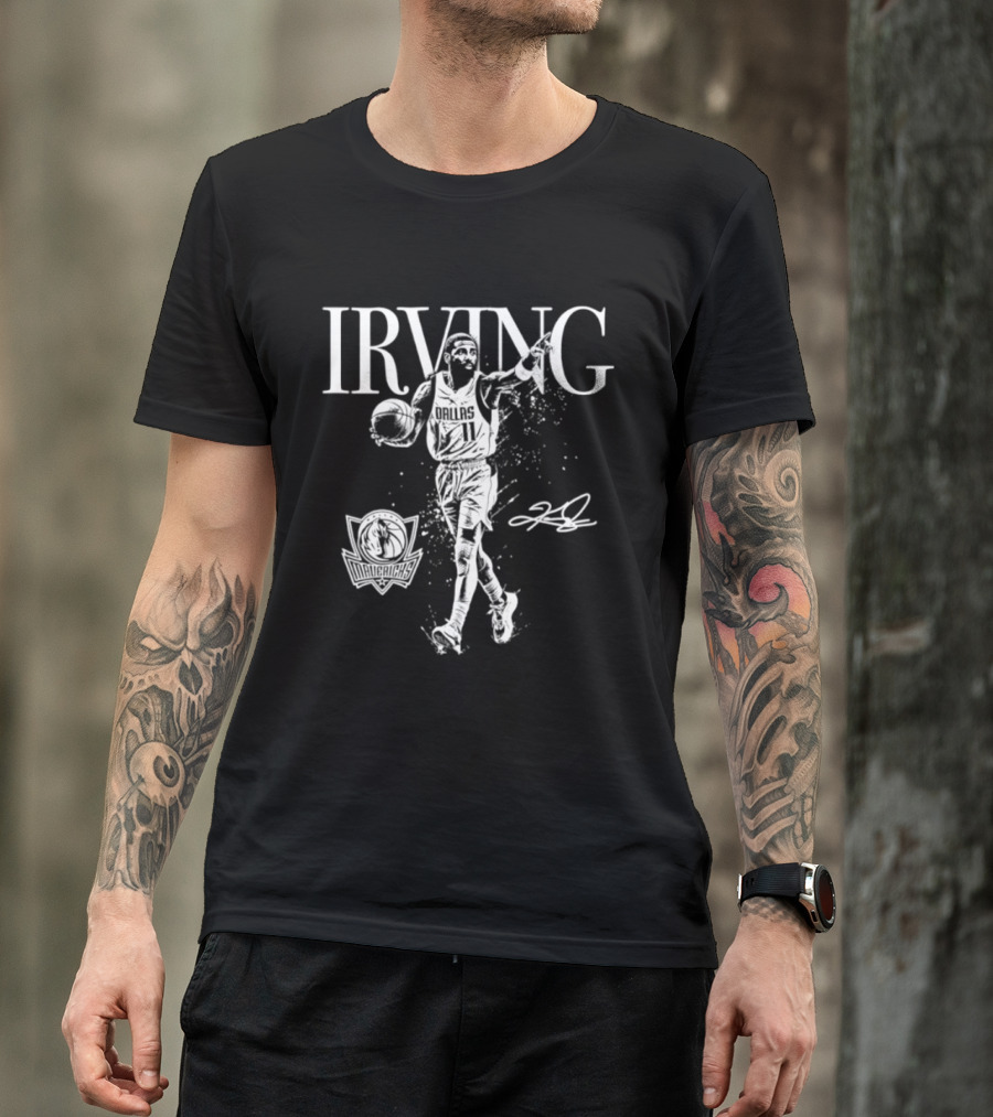 Kyrie Irving Dallas Mavericks 20 Signature Basketball Mono T-Shirt