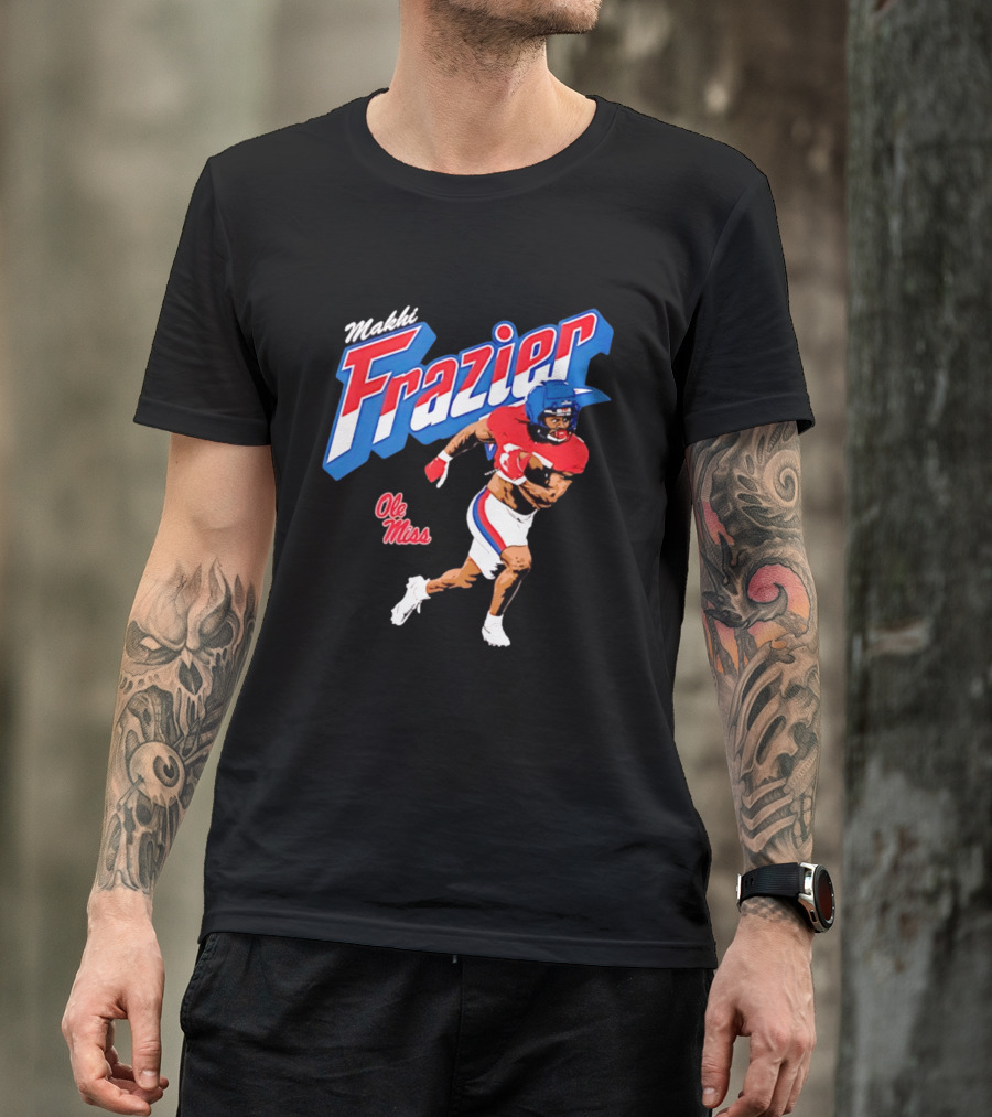 Makhi Frazier Ole Miss Rebels Football Player NCAA T-Shirt