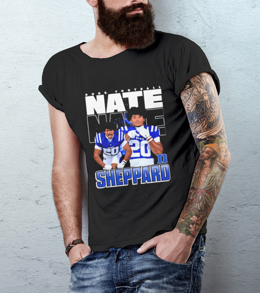 Super Football Nate Sheppard Duke Blue Devils 90s T-Shirt