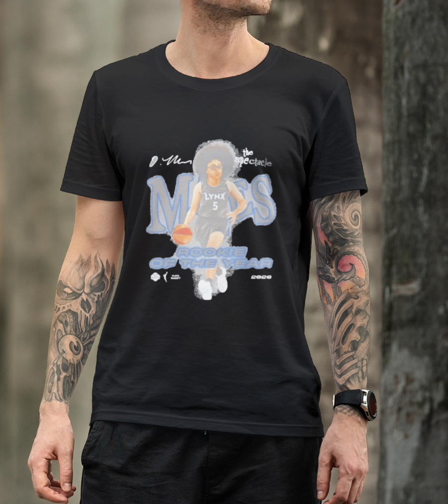 Olivia Miles Minnesota Lynx Playa Society Rookie Of The Year 2026 T-Shirt