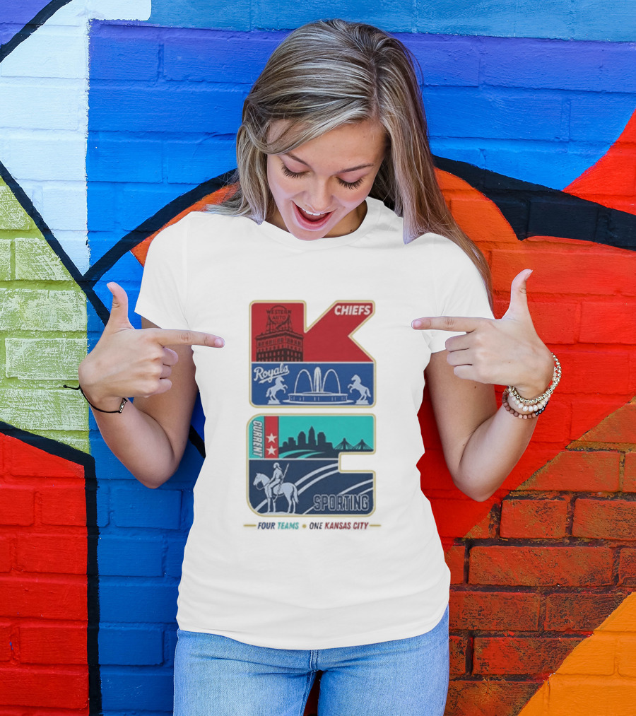 Chiefs Royals Current Sporting Kansas City Western Auto T-Shirt