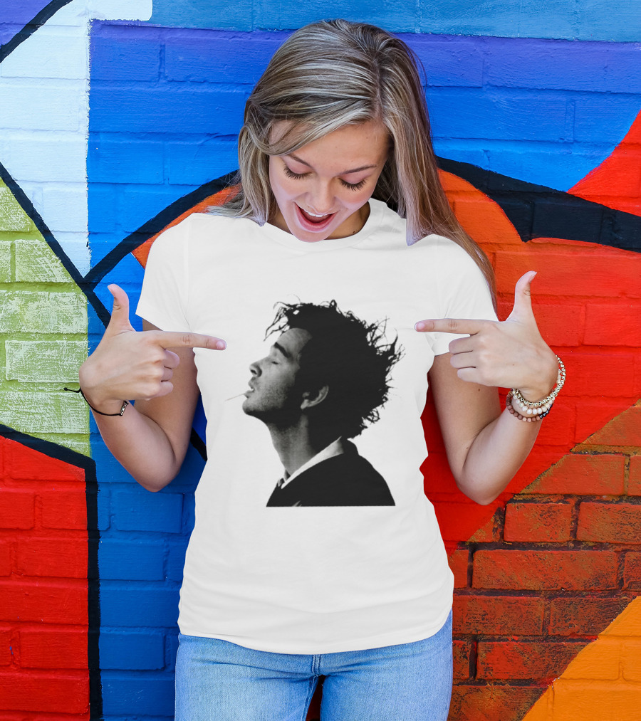 Matty Healy The 1975 Indie Rock Alternative Silhouette Smoking T-Shirt