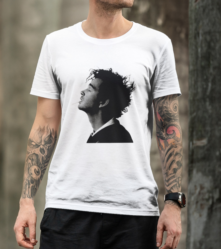Matty Healy The 1975 Indie Rock Alternative Silhouette Smoking T-Shirt