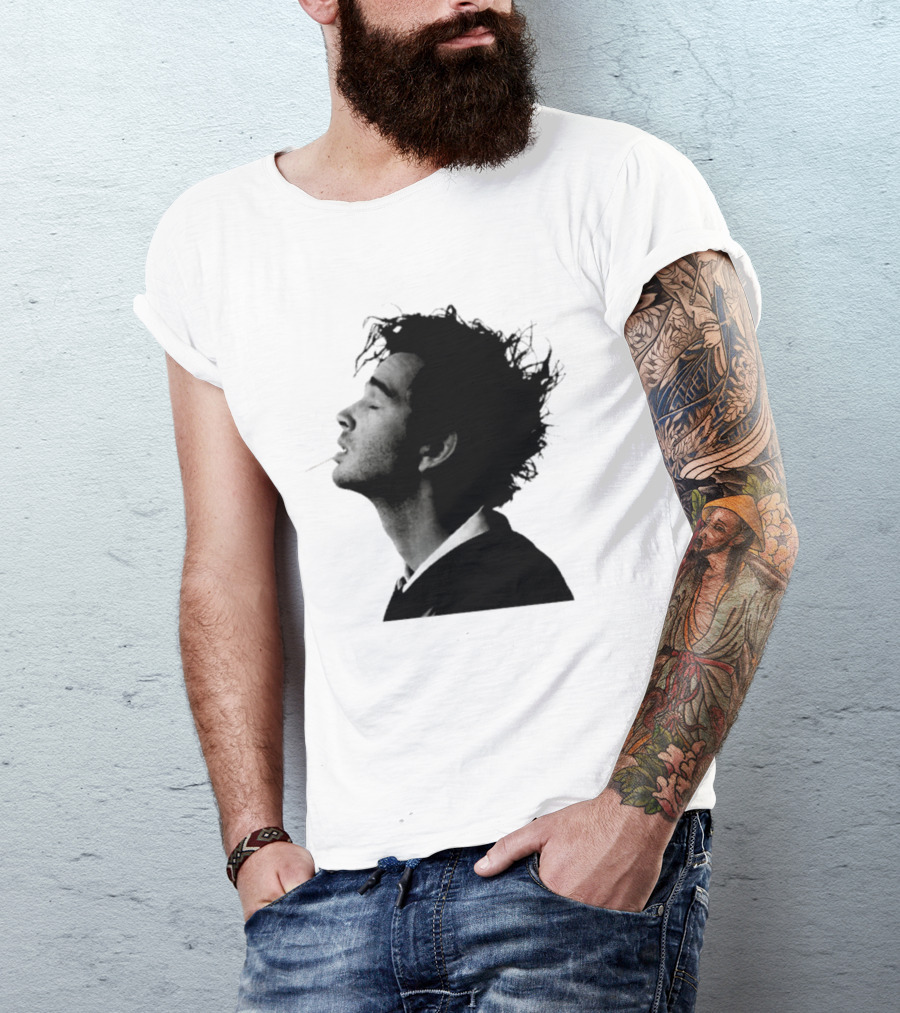Matty Healy The 1975 Indie Rock Alternative Silhouette Smoking T-Shirt