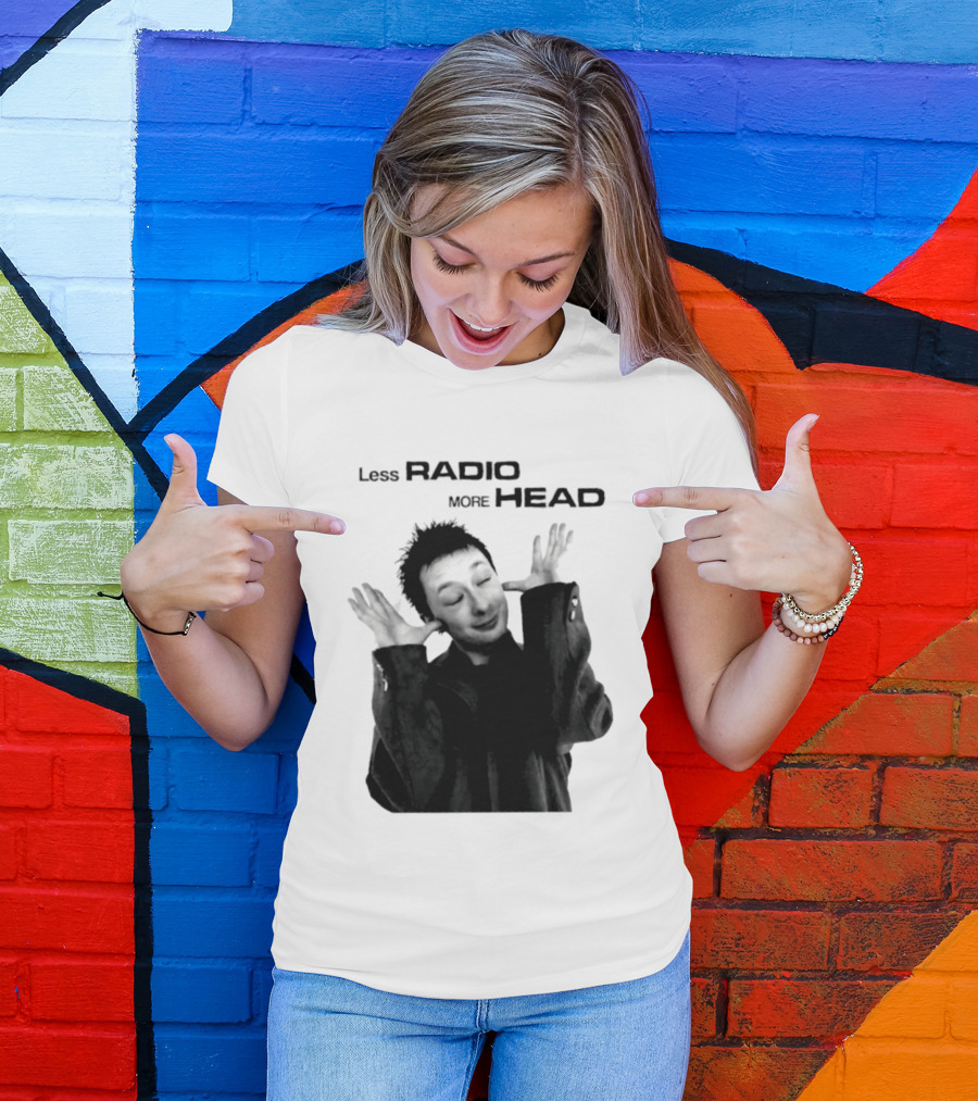 Thom Yorke Less Radio More Head Radiohead T-Shirt