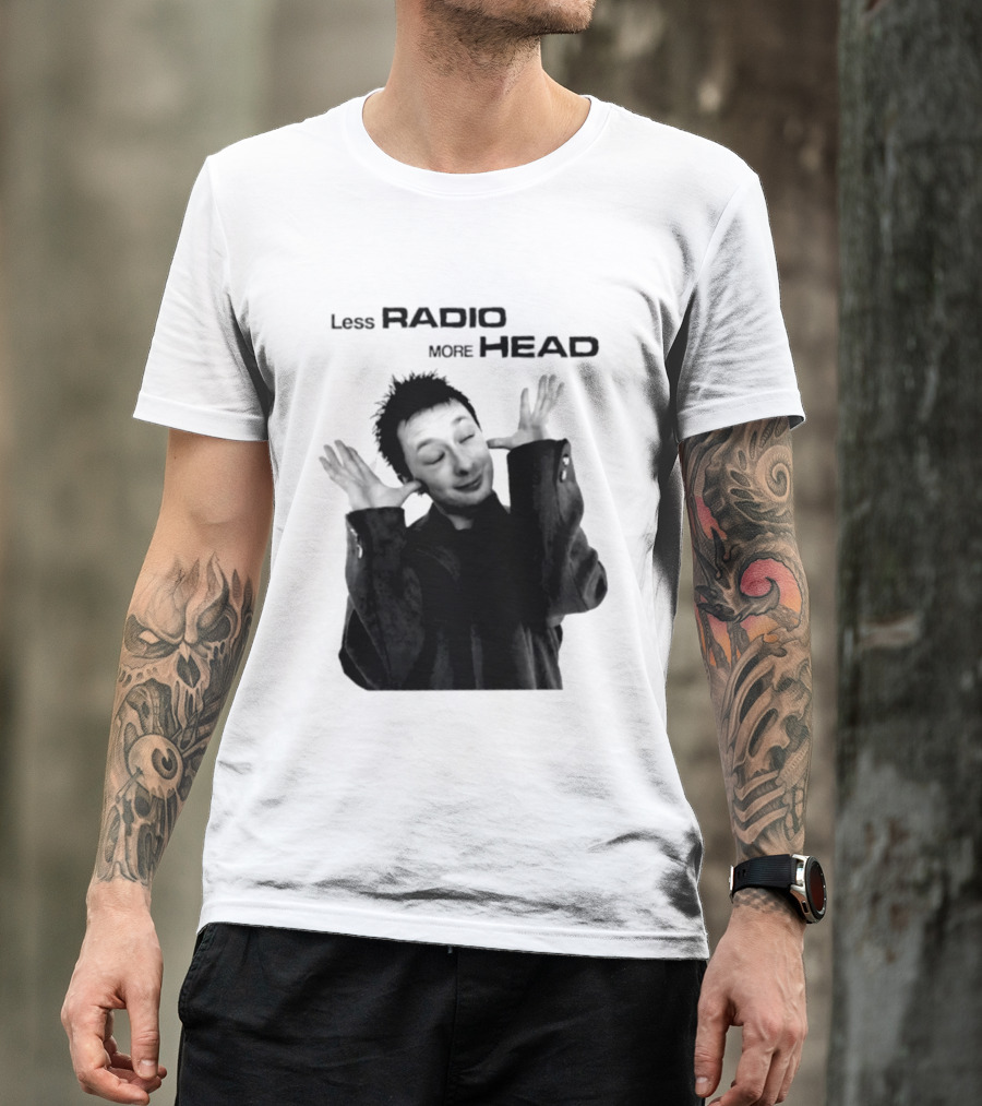 Thom Yorke Less Radio More Head Radiohead T-Shirt