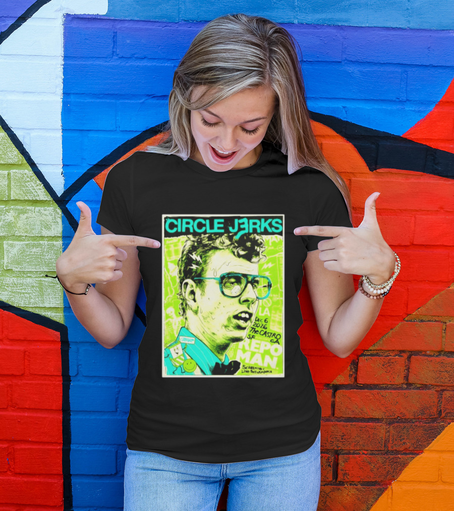Circle Jerks Repo Man Screening Dec 6 2026 The Castro SF Live Performance T-Shirt