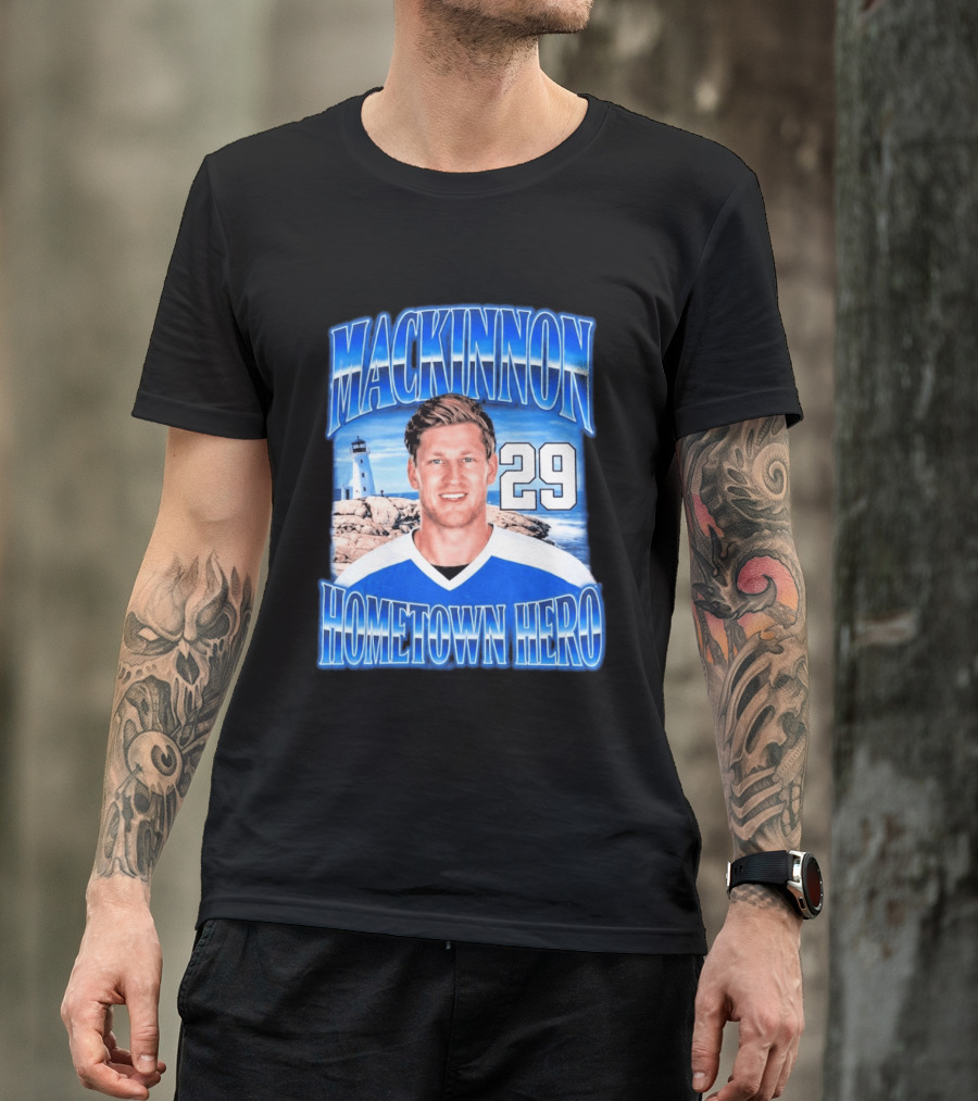 Mackinnon 29 Hometown Hero Lighthouse Scene T-Shirt
