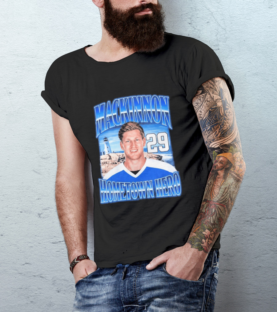 Mackinnon 29 Hometown Hero Lighthouse Scene T-Shirt
