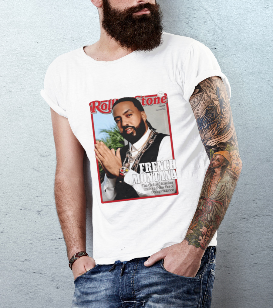 Rolling Stone Canada September 2026 French Montana Global Hitmaker New Era Of Independence T-Shirt