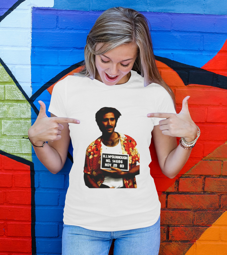 Nicolas Cage HI McDunnough Shot No. 14686 Raising Arizona November 29 83 T-Shirt