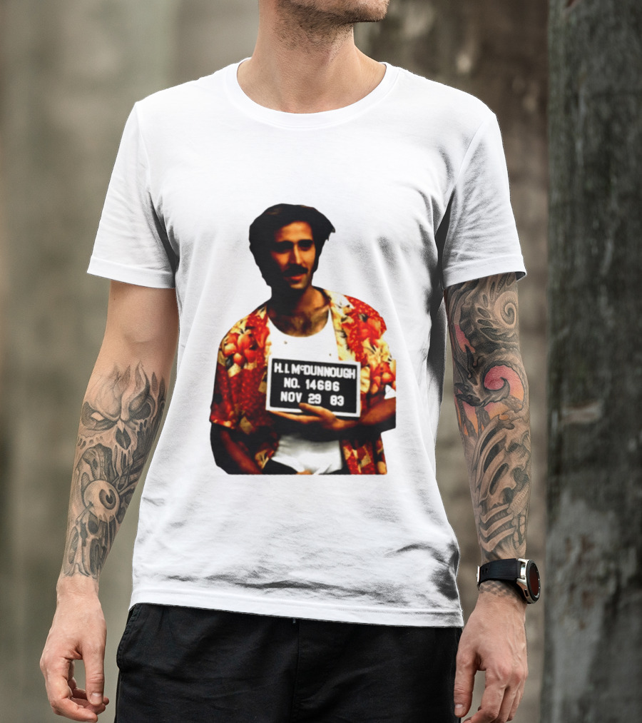 Nicolas Cage HI McDunnough Shot No. 14686 Raising Arizona November 29 83 T-Shirt