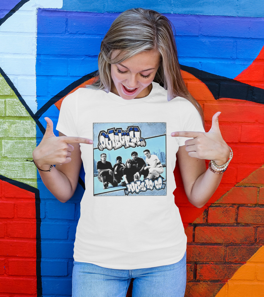 Outburst Miles To Go NYHC Skyline Band Photo T-Shirt