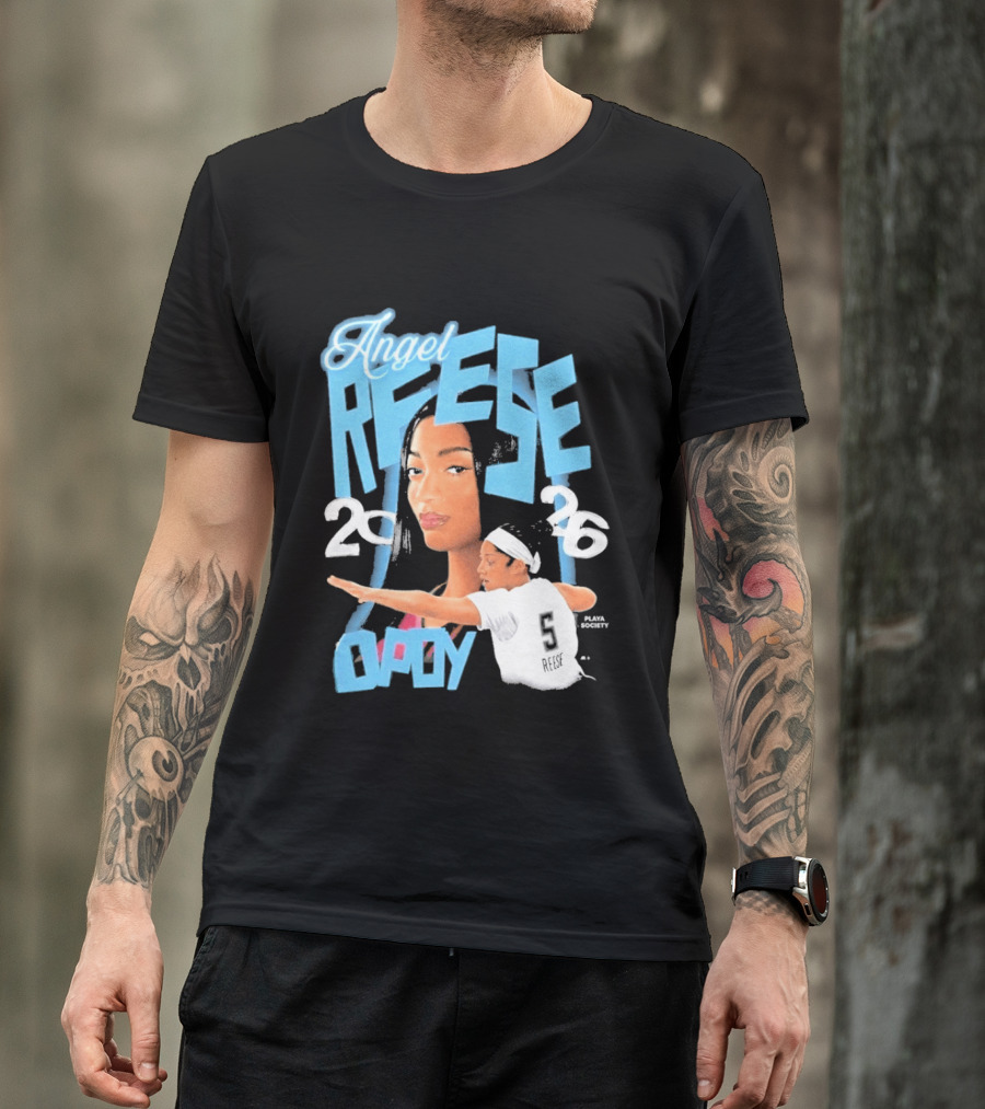 Angel Reese 2026 DPOY Basketball Player T-Shirt