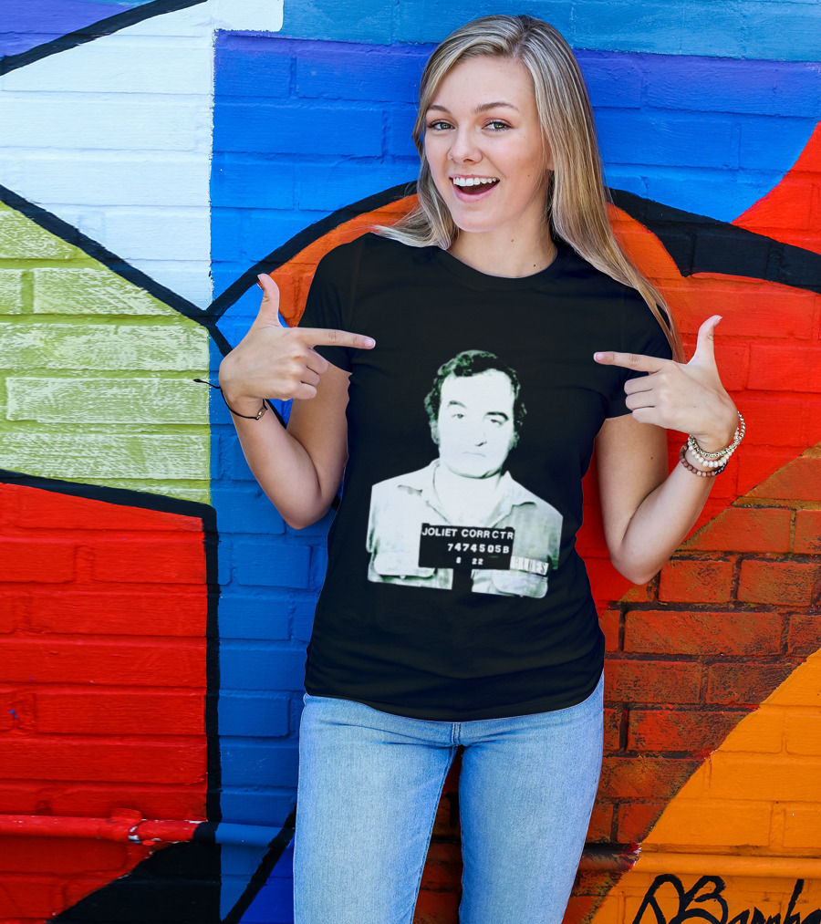 John Belushi Joliet Correctional Blues Shot 7474505B T-Shirt