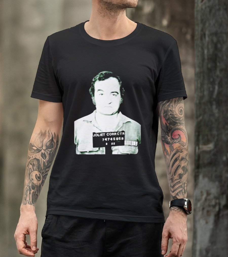 John Belushi Joliet Correctional Blues Shot 7474505B T-Shirt