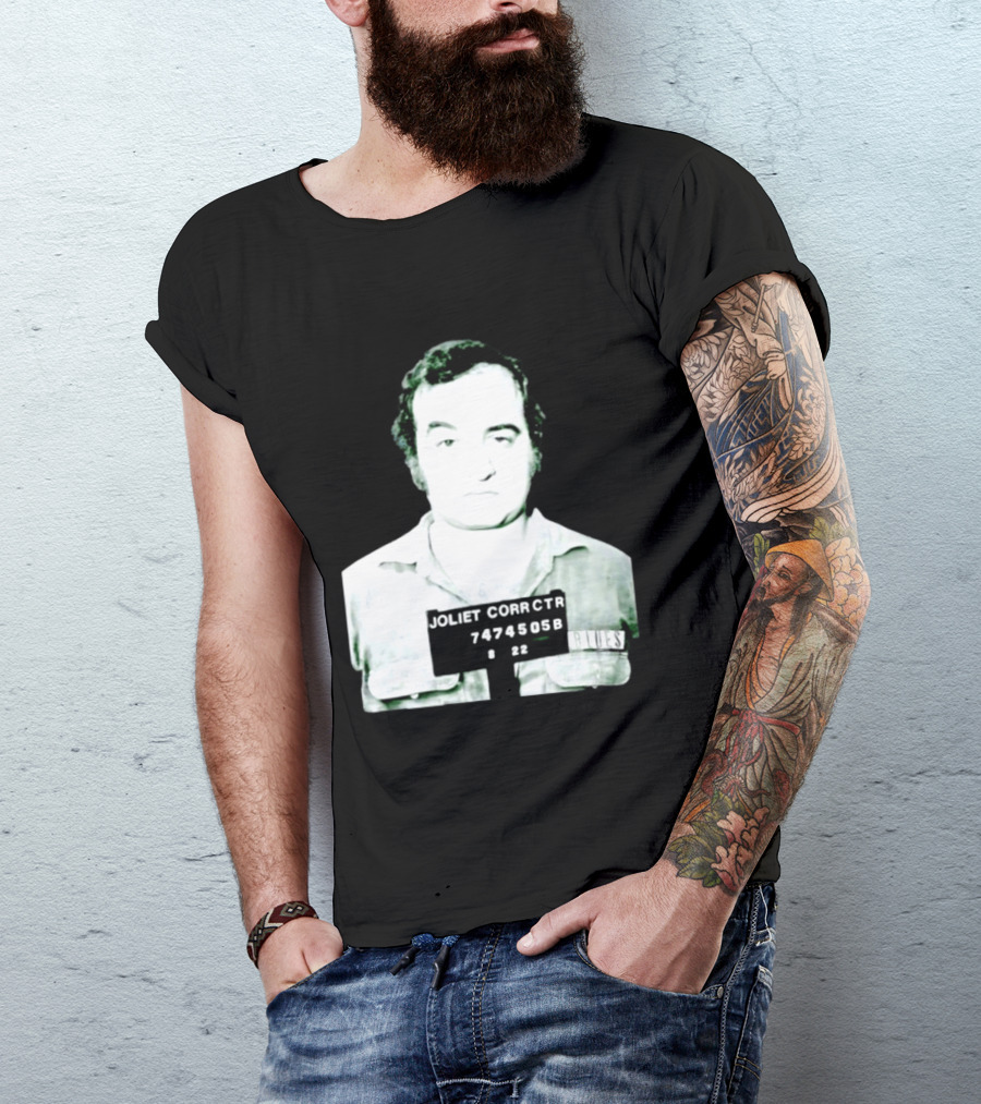John Belushi Joliet Correctional Blues Shot 7474505B T-Shirt