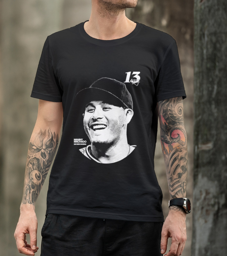 Manny Machado 13 San Diego Padres MLB Lineage Series 2026 T-Shirt