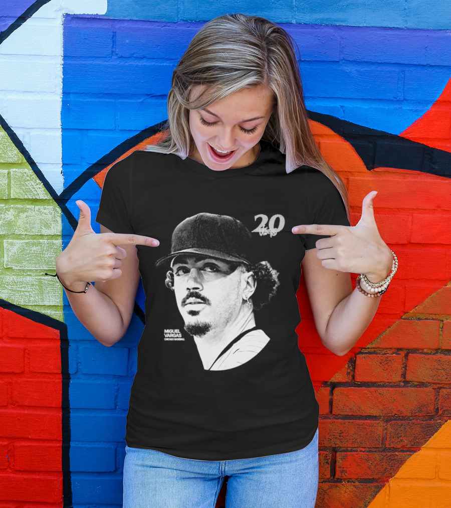 Miguel Vargas 20 Chicago White Sox MLB 2026 Lineage Series T-Shirt