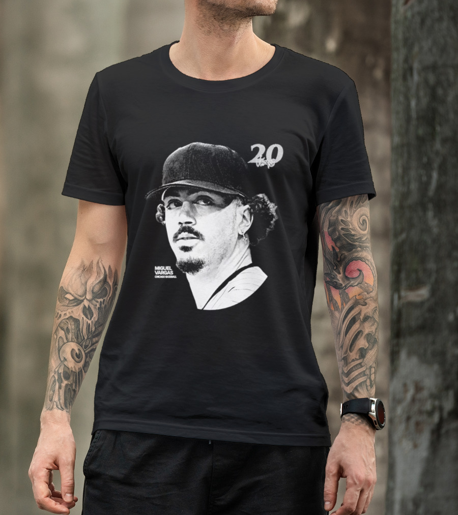 Miguel Vargas 20 Chicago White Sox MLB 2026 Lineage Series T-Shirt