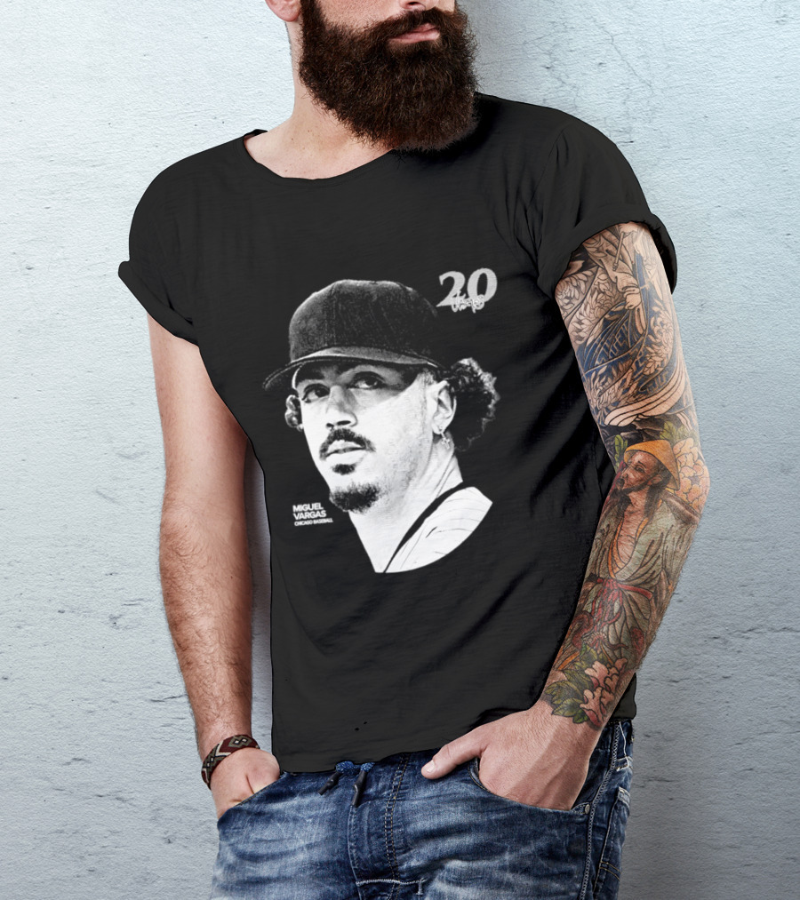 Miguel Vargas 20 Chicago White Sox MLB 2026 Lineage Series T-Shirt