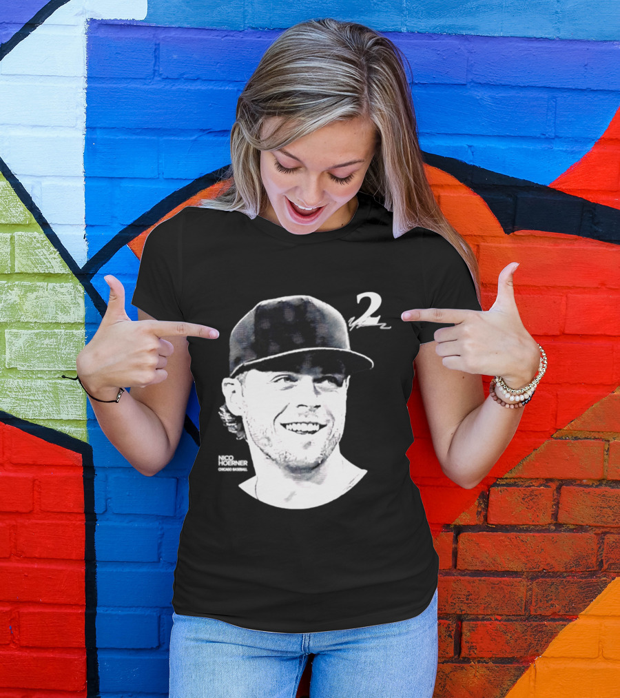 Chicago Cubs Nico Hoerner 2 MLB 2026 Lineage Series T-Shirt