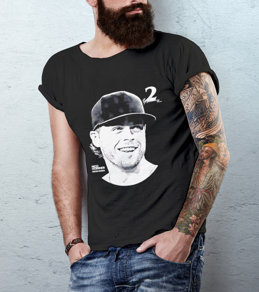 Chicago Cubs Nico Hoerner 2 MLB 2026 Lineage Series T-Shirt