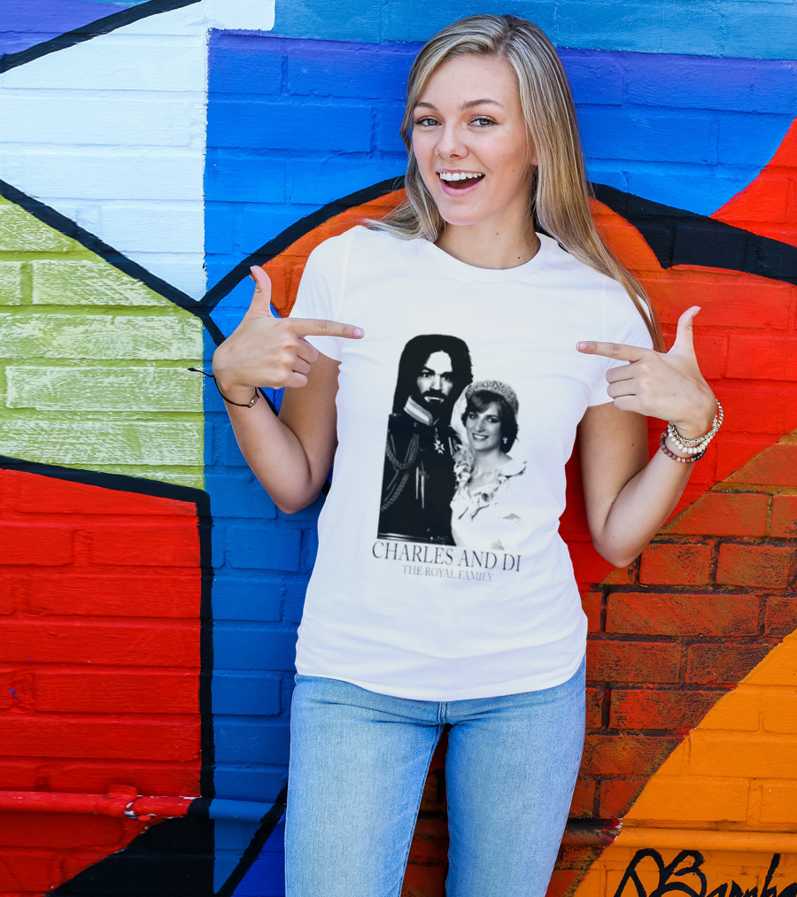 Charles Manson And Princess Diana Charles And Di The Royal Family T-Shirt