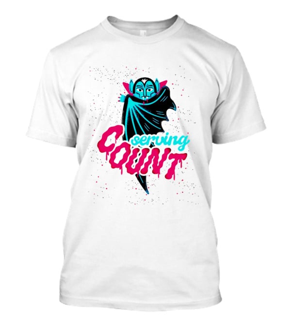 Serving Cunt Dracula Vampire Pastel Gothic Halloween T-Shirt