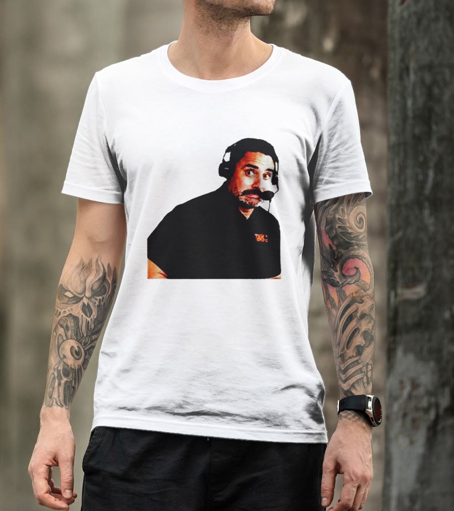 Steve Sarkisian Headset Shocked Longhorns Face Meme T-Shirt
