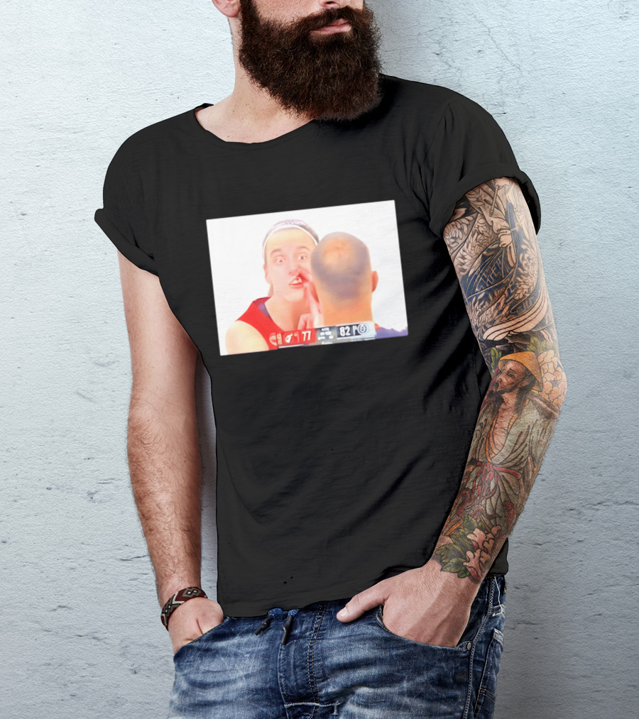 Caitlin Clark Indiana Fever Bleeding Incident Basketball Game Moment T-Shirt