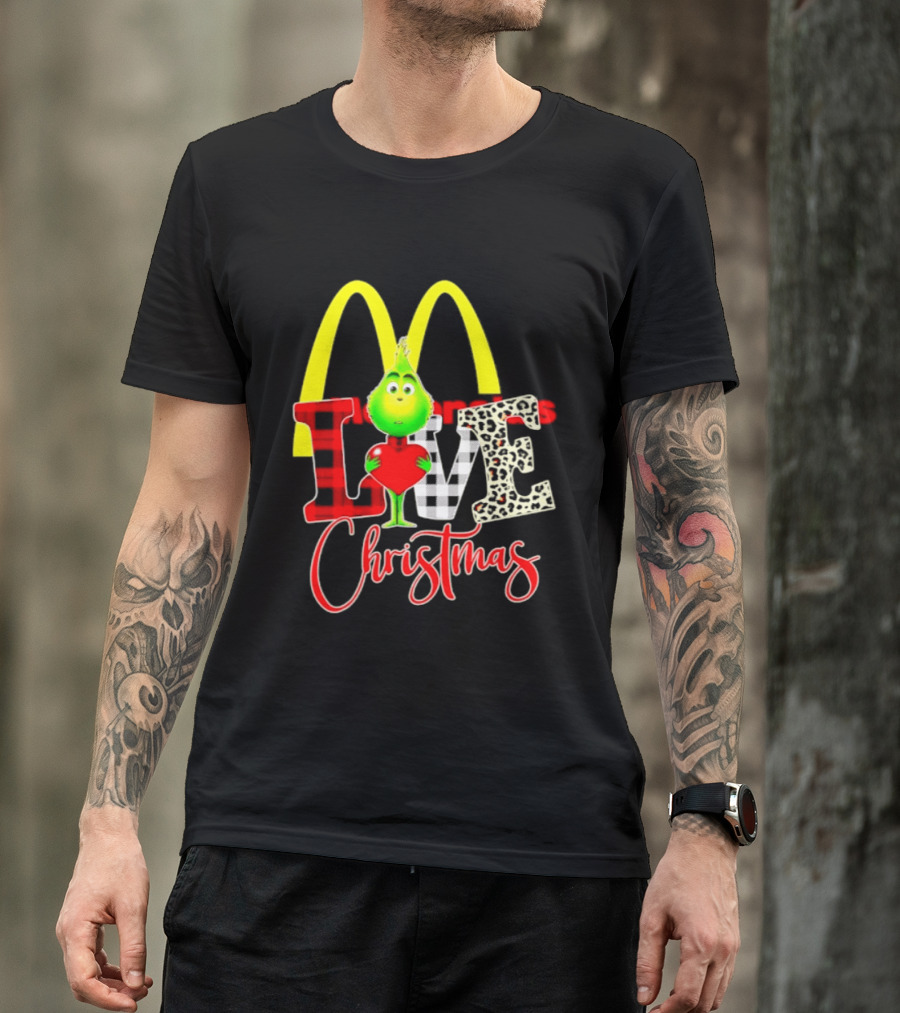 McDonald's Grinch Love Christmas 2026 Collaboration T-Shirt