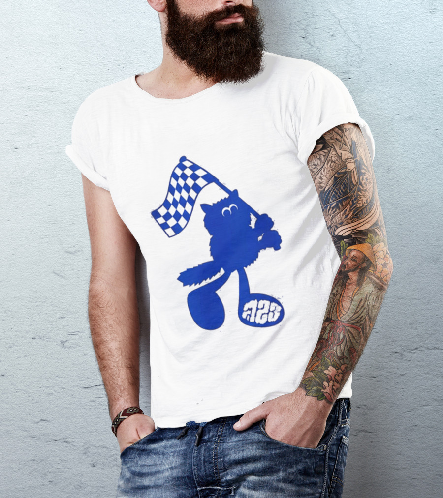 Alex Albon Quadrant Singapore Race Week Mascot 23 Checkered Flag T-Shirt