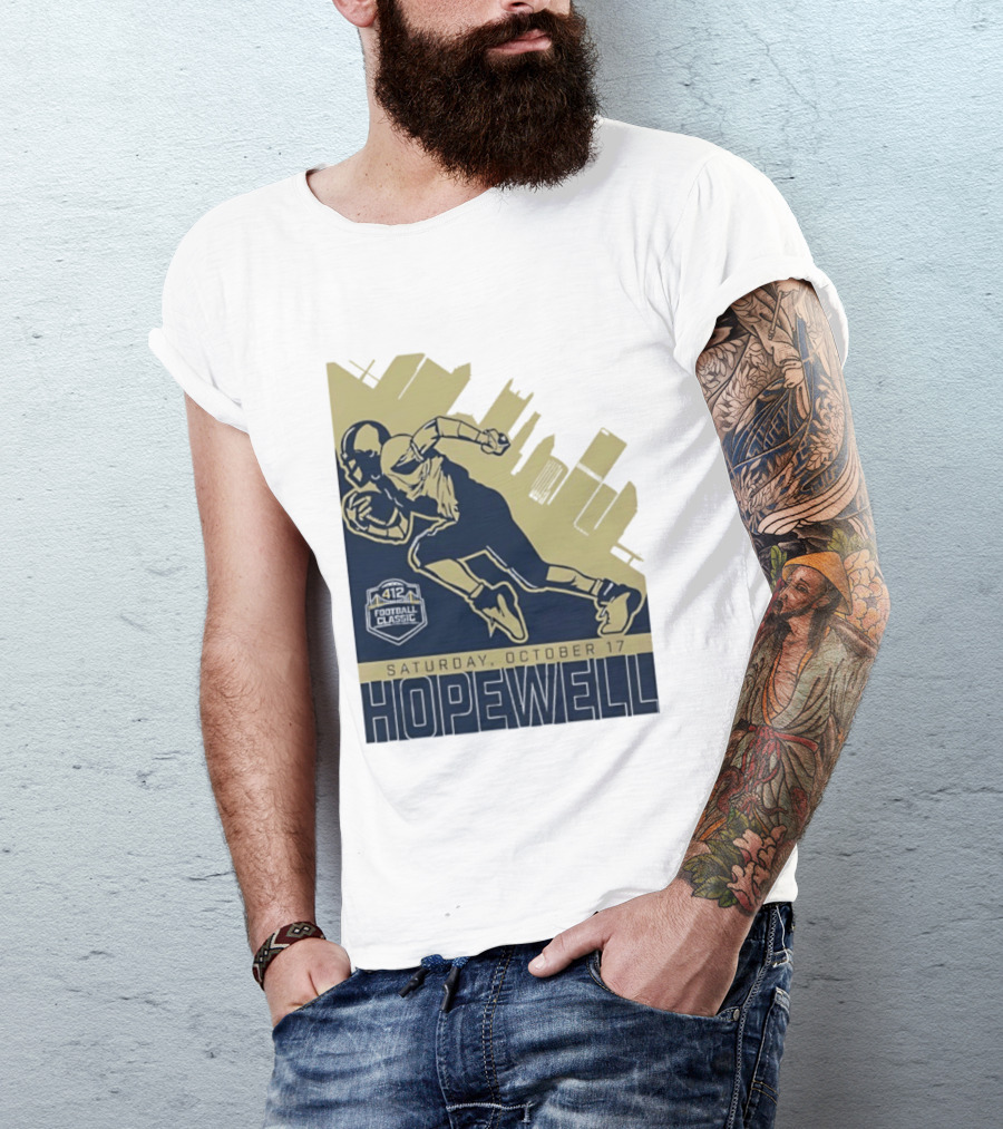 Hopewell Football Classic Saturday October 17 City Skyline T-Shirt
