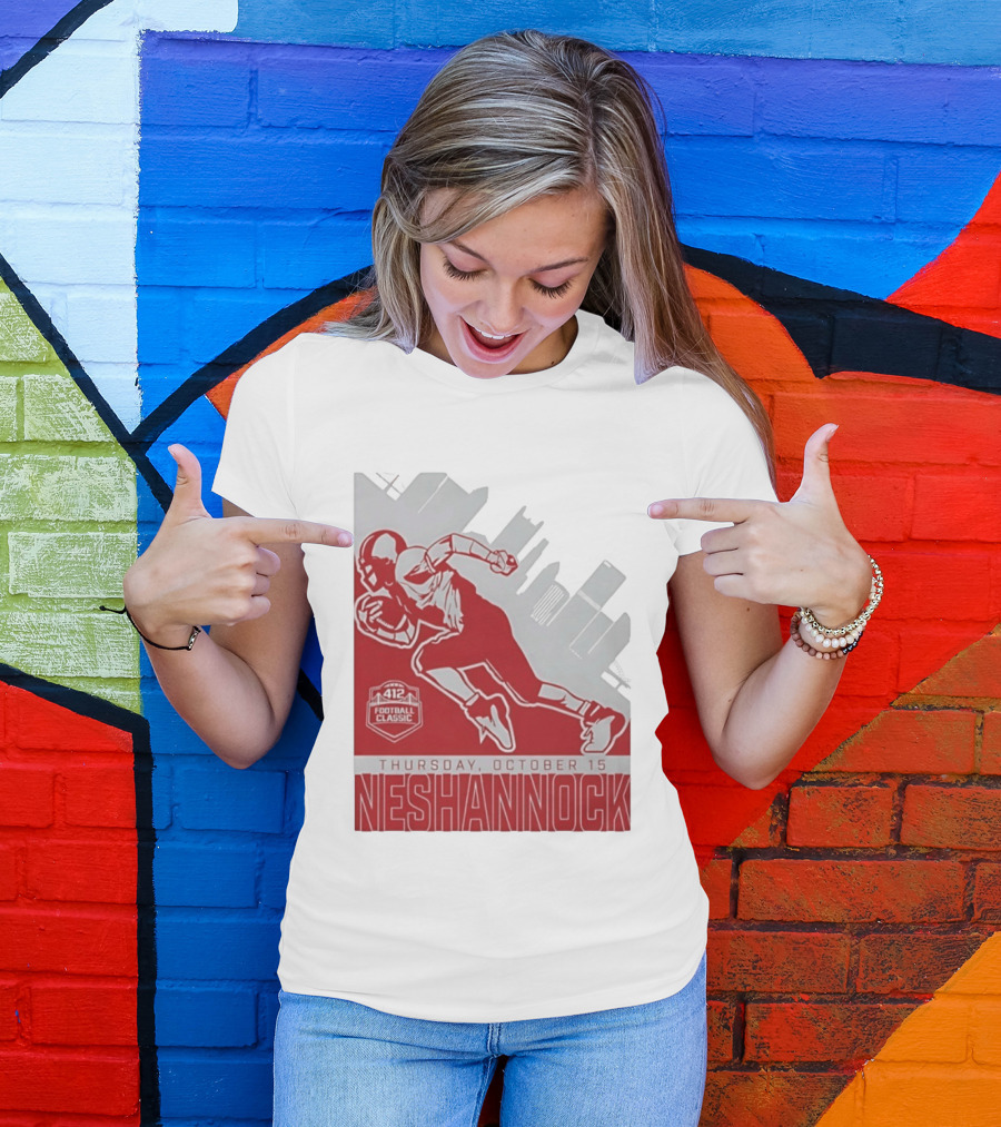 Neshannock 412 Football Classic Thursday October 15 Skyline T-Shirt