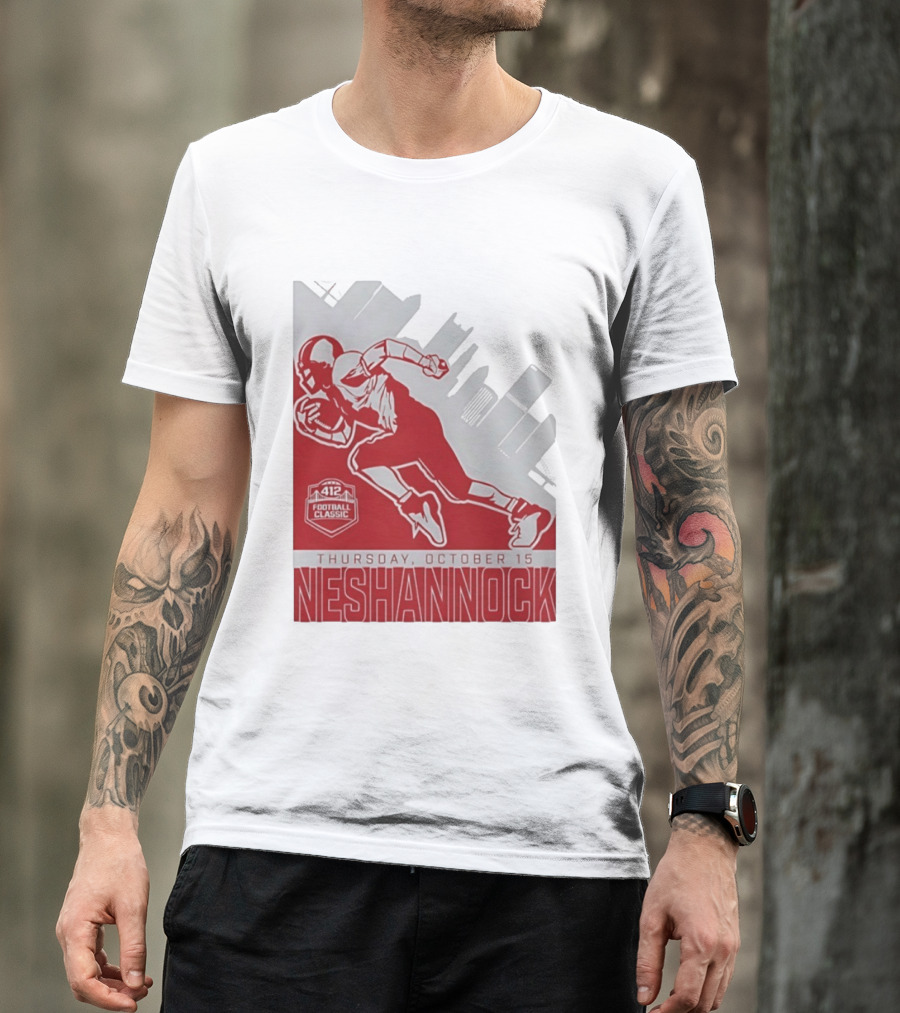 Neshannock 412 Football Classic Thursday October 15 Skyline T-Shirt