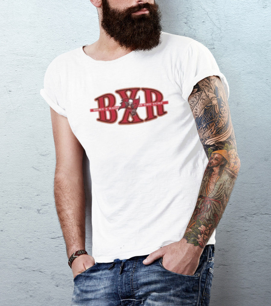 Tampa Bay Buccaneers BXR Born X Raised Block Letter T-Shirt