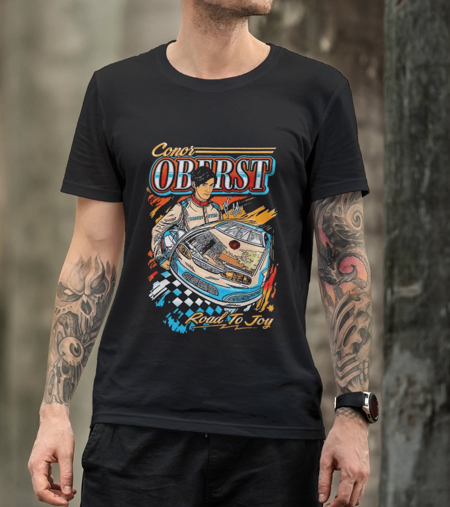 Conor Oberst Bright Eyes Road To Joy Nascar Bootleg T-Shirt
