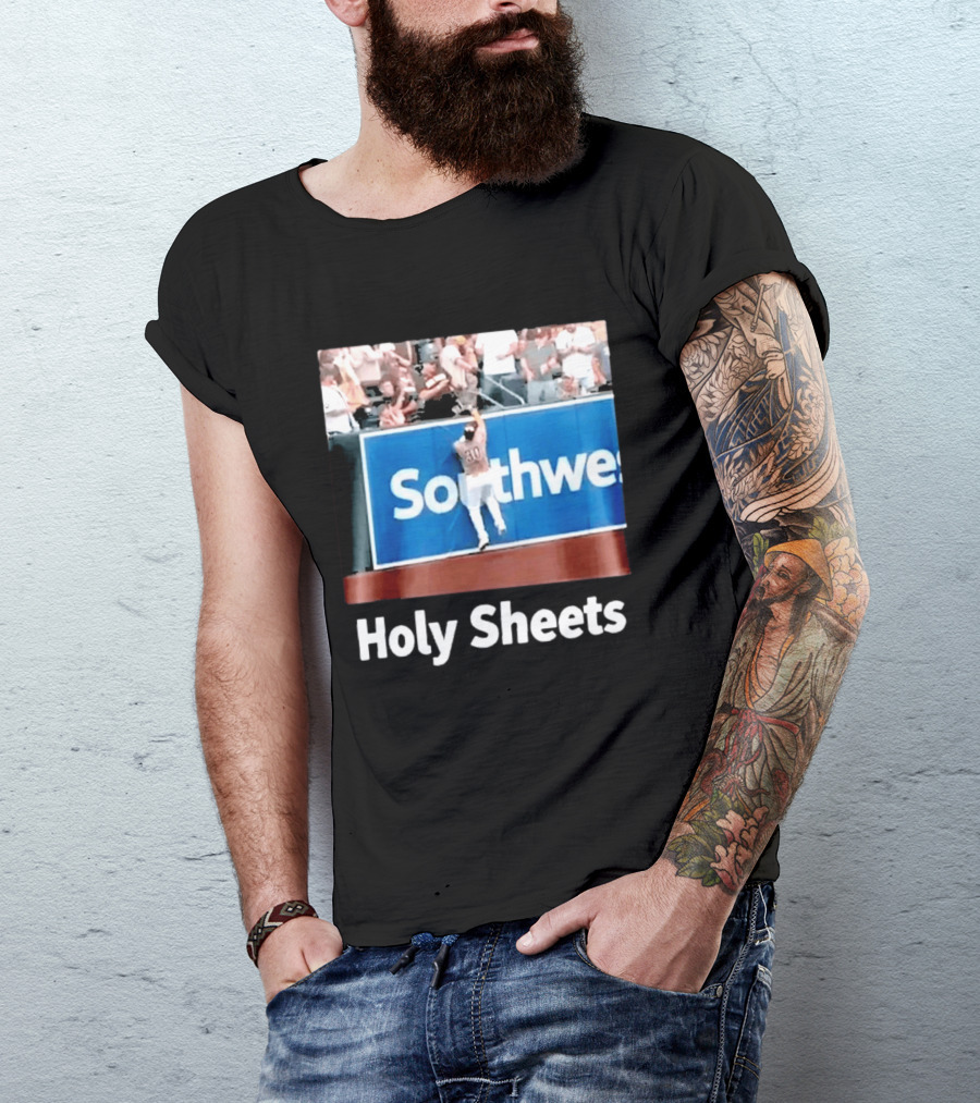 Holy Sheets San Diego Padres Baseball Catch Southwest Sign T-Shirt