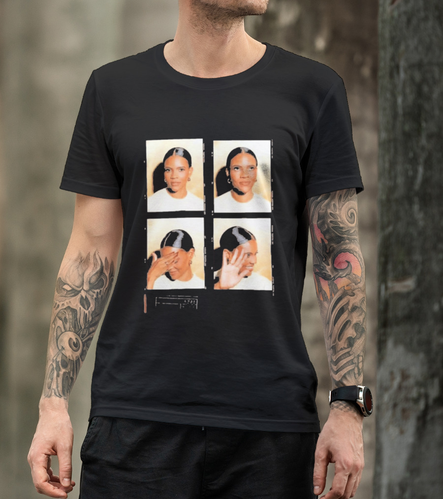 Strike A Pose Four Panel Expressions T-Shirt