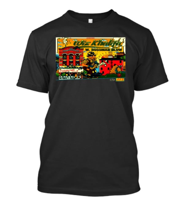 Wiz Khalifa BossMan Dlow Limited Event Pittsburgh PA October 2 2026 T-Shirt