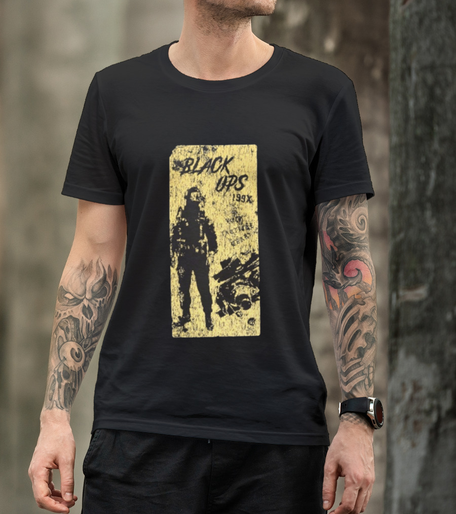 Black Ops 199X Volt Tactical Gear And Soldier T-Shirt