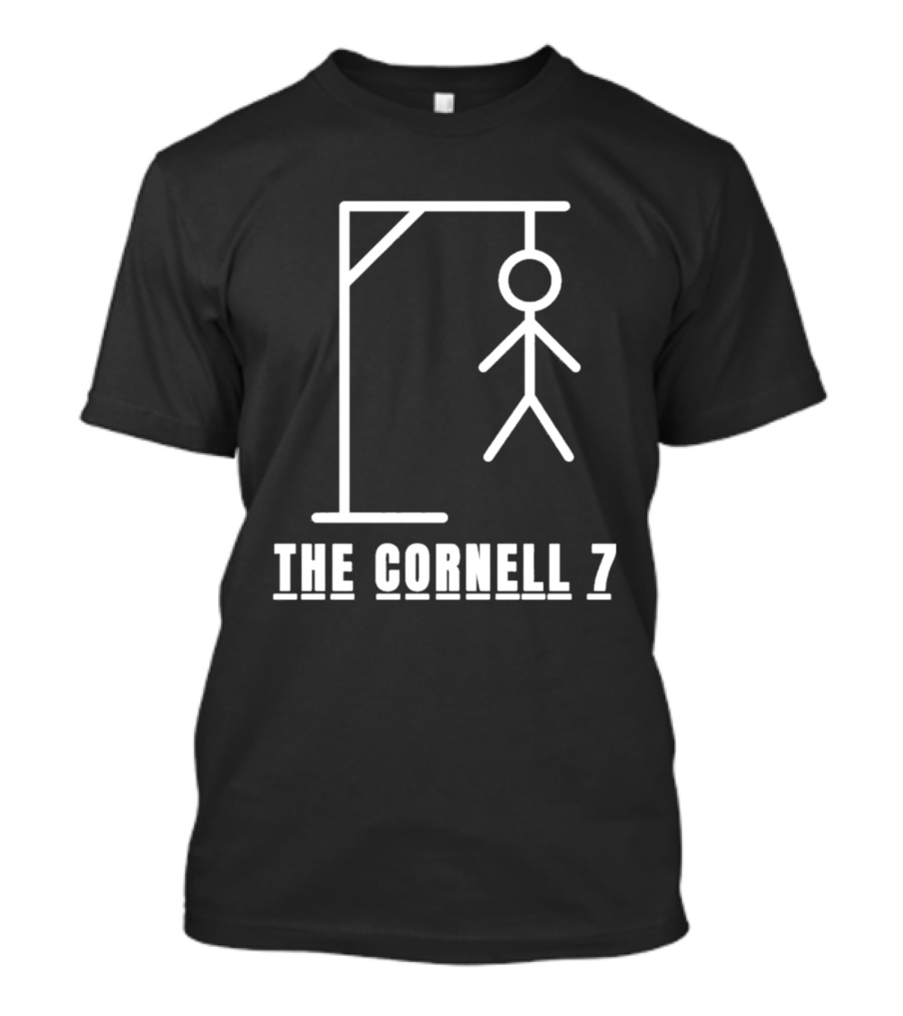The Cornell 7 Stick Figure Hangman T-Shirt