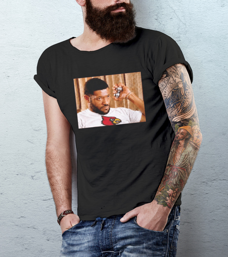 Laurence Fishburne Louisville Cardinals Mood Team Spirit T-Shirt